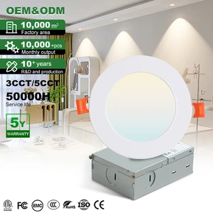 Easy Installation Commercial Aluminum Dimmable Round Panel Lamp 9W 12W Recessed Ceiling LED Panel Light