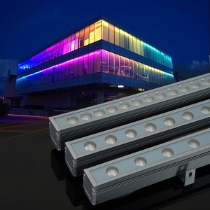 Aluminum Tempered Glass Wedding Celebration Indoor Signboard Spotlight Commercial DC24v Led Wall Washer Light