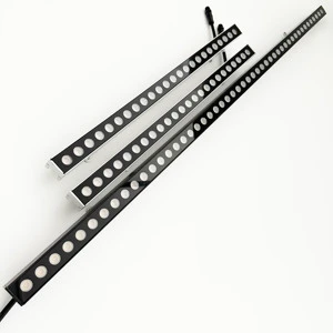 High Lumen IP65 Waterproof LED Wall Washer Light Aluminum Body Outdoor Linear Wall Light DMX512 Control for Building Bridge