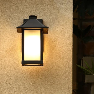 Antique Large Outdoor Wall Light Aluminum LED Waterproof Wall Mounted Garden Lighting