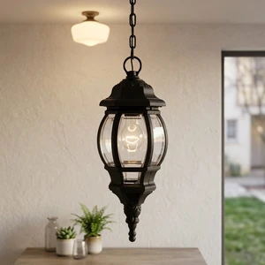 Traditional IP44 Waterproof Pendant Light CE Certified 3-Year Warranty Hanging Outdoor Garden Decorative Ceiling Light