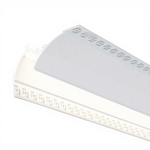 LED Flush Mount Wall Washer Light Aluminum Alloy 12V/24V Living Room Ceiling Corner Plaster Line Backlight Reflective Slot Light