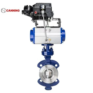 D673H-16C High-Temperature Asphalt-Resistant Pneumatic Triple-Eccentric Regulating Butterfly Valve IP65 Protection Carbon Steel