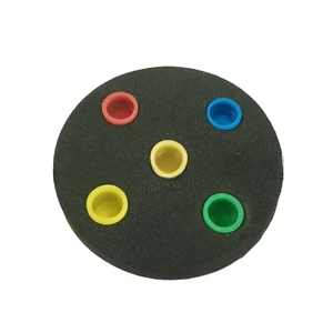Car Tire Valve Cap Dustproof ABS Material Multicolour Universal Fit 10x9mm
