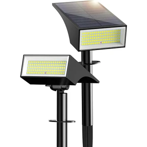 IP65 Waterproof 100 LED Solar Garden Lights 4 Lighting Modes for Landscape Spotlight Pathway Flag House Tree Pool
