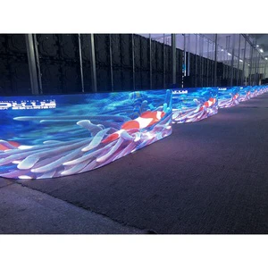 Creativity Flexible Led Screen High Brightness P1.25 P1.56 P1.86 P2 P2.5 P3 Flexible Led Panel Mini