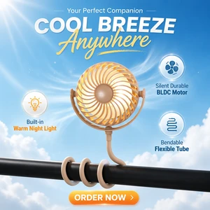 Wholesale Outdoor Mini Summer Portable Rechargeable Dc 5v Fans Usb Bulk Desk Electric Folding Desktop Mini Fan With Led Light