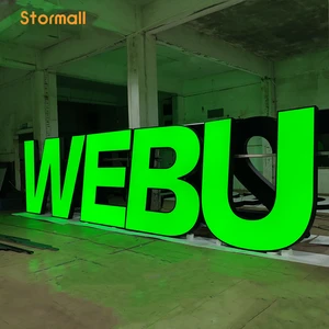 Custom LED Giant Letters Signs Free Standing Channel Letters Outdoor Colorful Alphabet Letters Lights For Bar