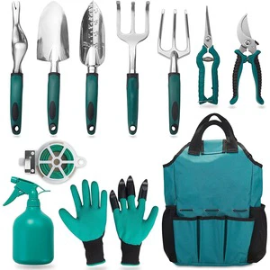 Heavy-Duty Stainless Steel Gardening Tool Set with Bag Complete Includes Grassland Tools for Promotional Kits