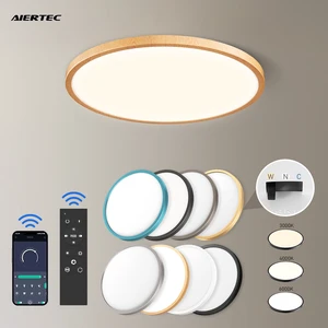 Indoor Light Fixtures Modern Ultra Thin Bright Dial Round Led Ceiling Lights Mounted Bedroom Living Room Led Ceiling Lamp