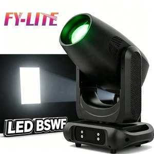 Lyre DMX 580W LED RGBW Profile Spotlight with CMY CTO 90 CRI 3.8-48 Zoom for Stage Lighting