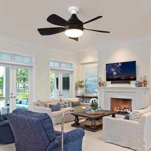 Energy Saving Socket Fan Light Remote Control Dimmable Modern E27 Bulb 5 Blades Indoor Bedroom Fan Ceiling Led Fan Lights
