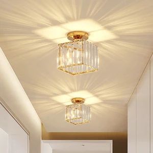 Crystal Led Modern Chandelier Ceiling Light Fixture Aisle Hallway Pendant Lamp