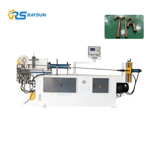 RS-50NC Servo Metalstainless Steel square Cnc Hydraulic Tube Bending Automatic Pipe Machine Automatically