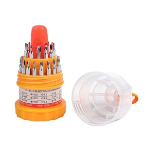31-Piece Magnetic Screwdriver Set Phillips/Slotted/Torx Bits Multi-Functional Mobile Phone Repair Tool
