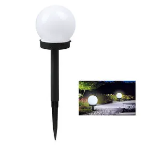 Landscape In-Ground Spike Pathway Lamp Outdoor Waterproof LED Solar Globe Powered Garden Light for Yard Patio Walkway Lawn