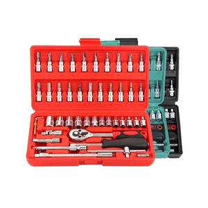 Professional Mechanic Tool Set Herramientas Kit Spanner Box Auto Repair Hand Tool Socket Wrench Set Tool Kit Socket Sets Factory