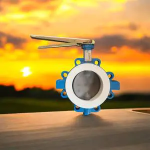 Nalisha Butterfly Valve Pneumatic & Manual Operated for Steam Oil Chemicals General Application