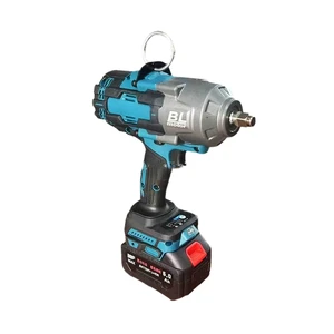 Factory Direct Sales 2000N.M Max Torque Brushless Motor Battery-Powered 1500W Impact Wrench for Car Repair