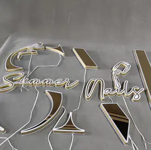 Signage Luminous LED Strip Wall Panel For Business & Hospitals Outdoor Neon Light Front Store Sign