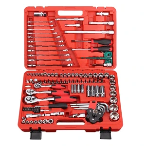 Steeltreks Hardware Tool Sets New Hot 123pcs Mechanic Tools Full Automotive Auto Repair Set Diy Wrench Socket Hardware Tool Sets