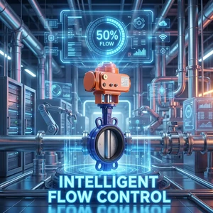 Explosion-proof Safe Design Cast Iron Wafer Connection Stable Fluid Control Water Supply Electric Clamp Butterfly Valve