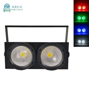 High Bright RGBW Cob Studio Stage LED Par Light Hot Welcome 2-Eye LED Blinder Spotlight for Weddings and Stages DMX Led