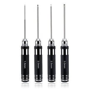 Ball Screwdriver Set 1.5mm 2.0mm 2.5mm 3.0mm 4pcs Precision Screwdriver Model RC Hobby for Repair Kit