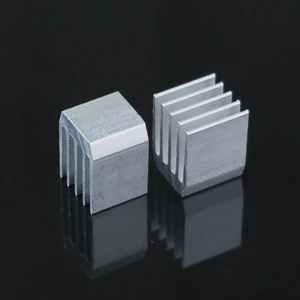 9x9x12mm Aluminum Heat Sink Adhesive Backed CPU Components Chip Motherboard Electronic Mini Cooling Radiator Thermal Dissipation