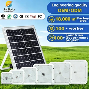 Solar Square Ceiling Lamp Indoor and Outdoor Room Household 100W 200W 300W 400W 500W Intelligent Remote Control Induction Lamp