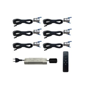 2026 New Style MINI LED Light Remote Control 12V DC Waterproof Dimmable Spotlight Sets for Veranda Garden Terrace Roofs Carport