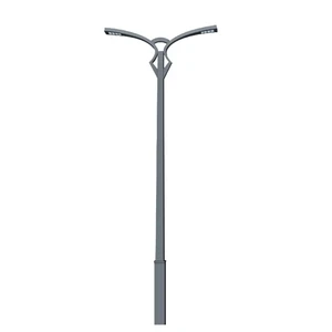 City Street Lighting Outdoor Use 6m 8m LED Single-Arm Double-Arm Street Lamps Customized Fixtures Rural High-Pole