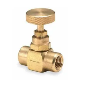 Easy Installation Brass Needle Ball Cock Valve Manual for Controlling Water and Gas From Indian Supplier