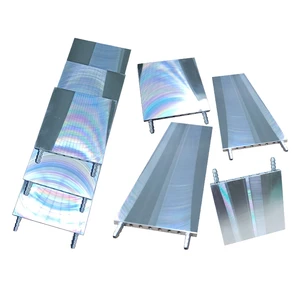 Ultra-Thin Water-Cooled Aluminum Heatsink Plates Various Sizes 80*80 80*100 80*120 Efficient CPU GPU Cooling Fans Cooling