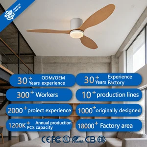 Large Size LED Ceiling Fan Light Off-the-shelf Straigh3 Leaf 52 Inch Inverter Remote Control LED Household Ceiling Fan Light
