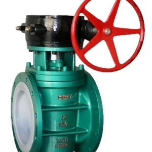 Industrial Standard Stainless Steel Bevel Gear Globe Valve Manual DN50-1200 For Nitric Acid