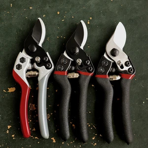 Geesong Industrial Grade High Carbon Steel Anti-Slip Grip Right-Handed Bypass Pruning Shears-Garden Equipment & Tools