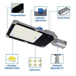 Wholesale Community Road AC 500-287V Ip66 Outdoor Waterproof StreetLight Die-cast Aluminum 100w 150w 200w 300w Led Street Light