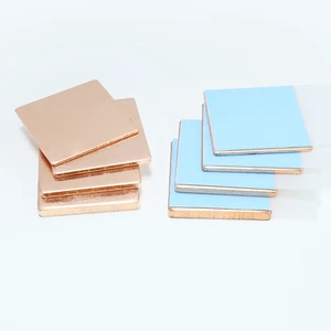 25x25mm Red Copper Heat Sink 3M 8810 Thermal Adhesive CPU GPU Graphics Card IC Chip Electronic Components Cooling Radiator