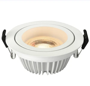 Hotel Aluminium Anti-Glare Dim to Warm Dali Ceil Spot Light Modern 8-12W COB LED Downlights Adjustable Degree Recess Spot Lamp