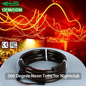 ODM Led Silicone Tube Neon Flex Black 360 Rgbw Addressable RGB RGBW Black Flexible Neon Tube For LED Club LIGHTS