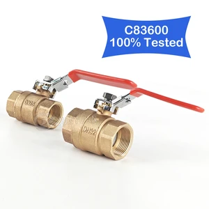 Top Quality C83600 Bronze Ball Valve 2 Piece Full Port 600PSI NPT Marine Grade Lead Free Valve Factory
