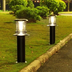 1W-5W Solar Lawn Lights LED Outdoor Lamps Lumind Solar Lights Outdoor Lamps Luminous Fence Garden Yard Lawn Decorative Lights