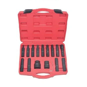 16pc Automotive Body Interchangeable Impact Bit Socket Repair Tool Set