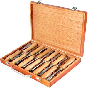 12-Piece Wood Lathe Chisel Set 3.75