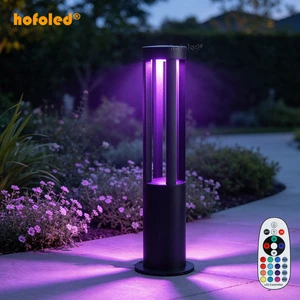 Hofoled Low Voltage DC12V/24V RGBW LED Lawn Light Outdoor Aluminum Housing P65 Waterproof Garden Lamp for Walkway Driveway