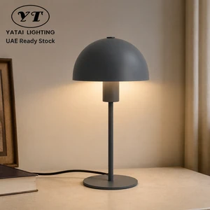 Modern Metal Table Lamp E27 Bulb Warm Ambient Light Iron Nightstand Decor For Bedroom Bedside Reading Desk Living Room
