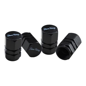 Simoni Racing Hexagonal Black Valve Caps Model CAPS2/N