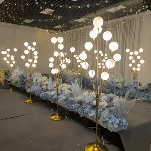 Wedding Decoration & Supplies Wedding Decoration & Supplies LED Romantic Hanging Lamp Elegant Vintage Wedding Decoration Lights Detachable Road Lead Walkway For Party Stage New Arrival