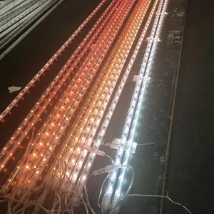 Hot Selling Meteor Pixel Light Addressable RGB LED Tube 3D Digital Meteor Tube Outdoor Nightclub Stage IP68 DC12V 9W/12W
